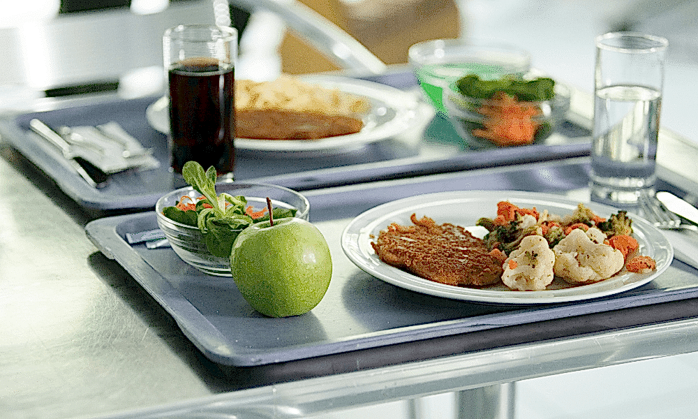 Tek tepside sunulan, tablod yemek.